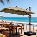 9' x 12' cantilever patio umbrella rectangle outdoor, main product view