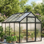 garvee 6x8ft walk-in greenhouse, heavy duty large outdoor, main product view
