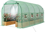 vevor walk-in tunnel greenhouse, 15 x 7 x, main product view