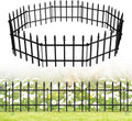 decorative metal garden fence 11" x 12', small, main product view