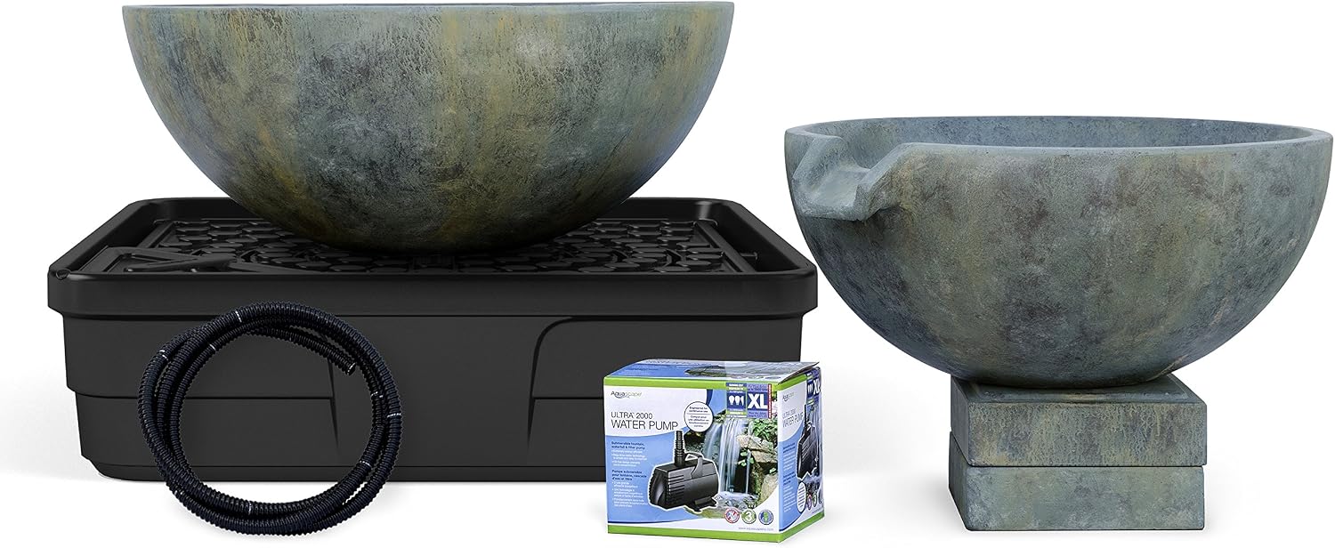 Aquascape Spillway Bowl and Basin Landscape and Garden Fountain Kit | 58087