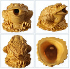 Fountain Spitter for Small Pond, Garden Pond Spitters with Pump, Lucky Money Frog Water Spitting Fountain Decor for Koi Ponds Home Garden Tea Table(11x10x9.5cm)