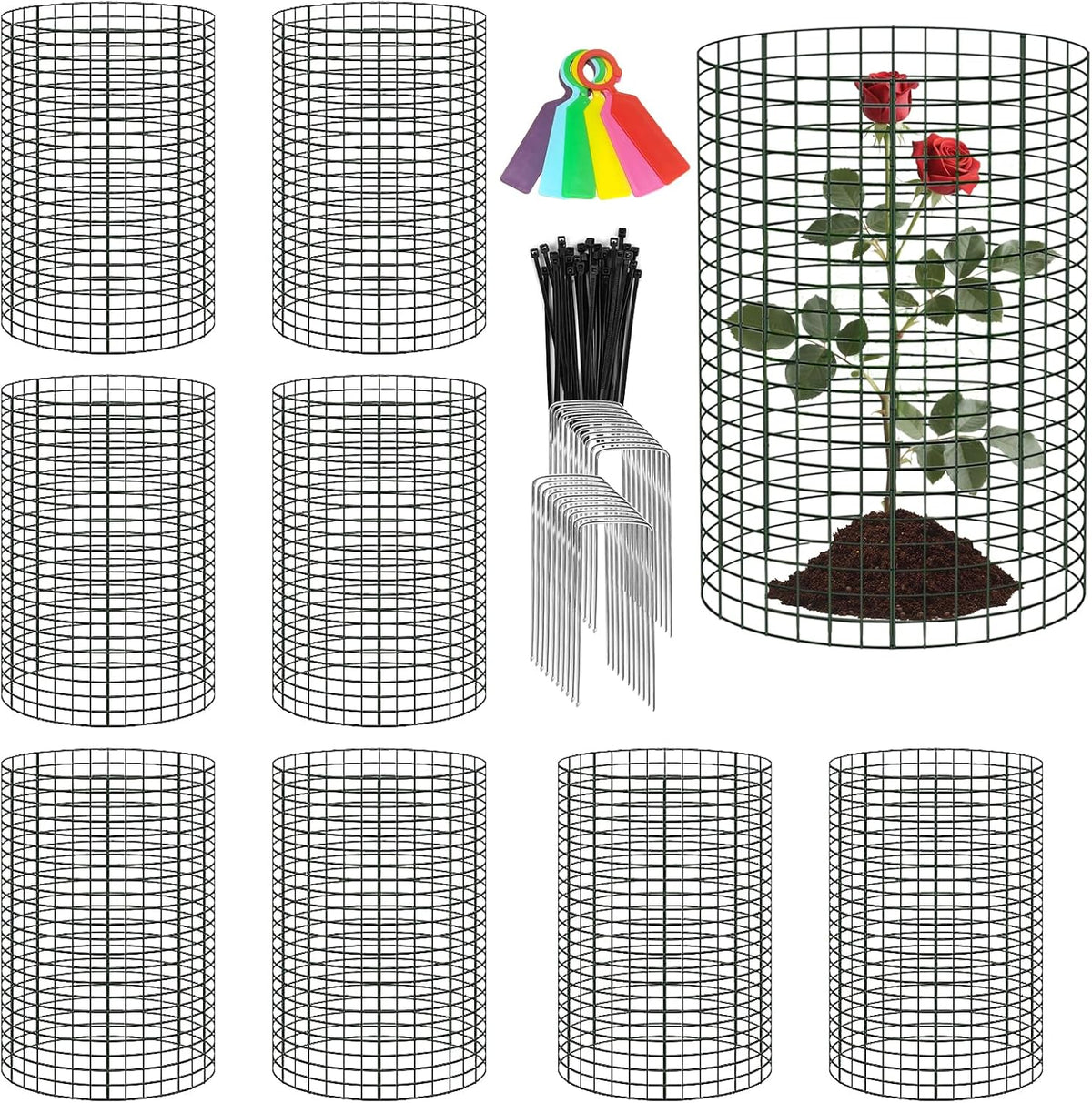 24'' x 12'' large wire plant protector from, main product view