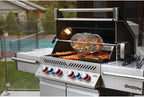 Napoleon Rotisserie Grill Basket - Stainless Steel, Fits Standard Spit Rods, Best For Wings, Fries And Roasted Veggies