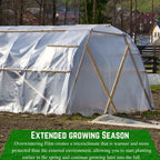 farm plastic supply - protective clear overwintering plastic, package contents