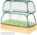 raised garden bed covers - 45"x22"x16", garden row, main product view