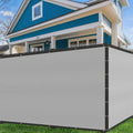 buzzbazaar 8' x 50' gray heavy duty privacy, main product view