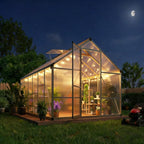 8x12 ft greenhouse, greenhouses for outside, polycarbonate greenhouse, main product view