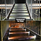 VOLISUN Solar Stair Lights 24 Pack, Solar Step Lights Waterproof IP67, Outdoor Step Light with 13 LEDs, Outdoor Lighting Decor for Yard Stair, Patio, Front Step, Front Porch and Deck(Cool White)