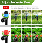 240ft drip irrigation system for garden, 2026 upgraded, side view