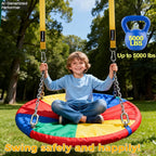 Tree Swing Hanging Kit-6.8ft Long Straps with Two Lock Carabiners&Tree Protectors,Tree Swing Straps Holds 5000 Lbs Breaking Strength-Easy&Fast Installation for All Types of Swings&Hammock