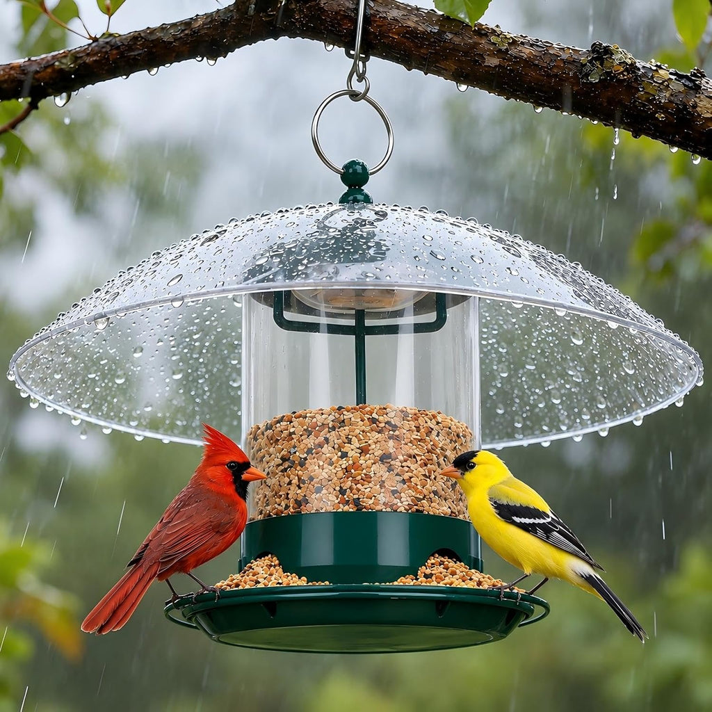 gbekery metal bird feeders for outdoors with 12”, main product view