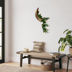 Moon Wall Planter - Hanging Moon Decor Perfect for Boho, Hippie, and Witchy Gifts for Women - Wall Planters for Indoor Plants and Outdoor Plants