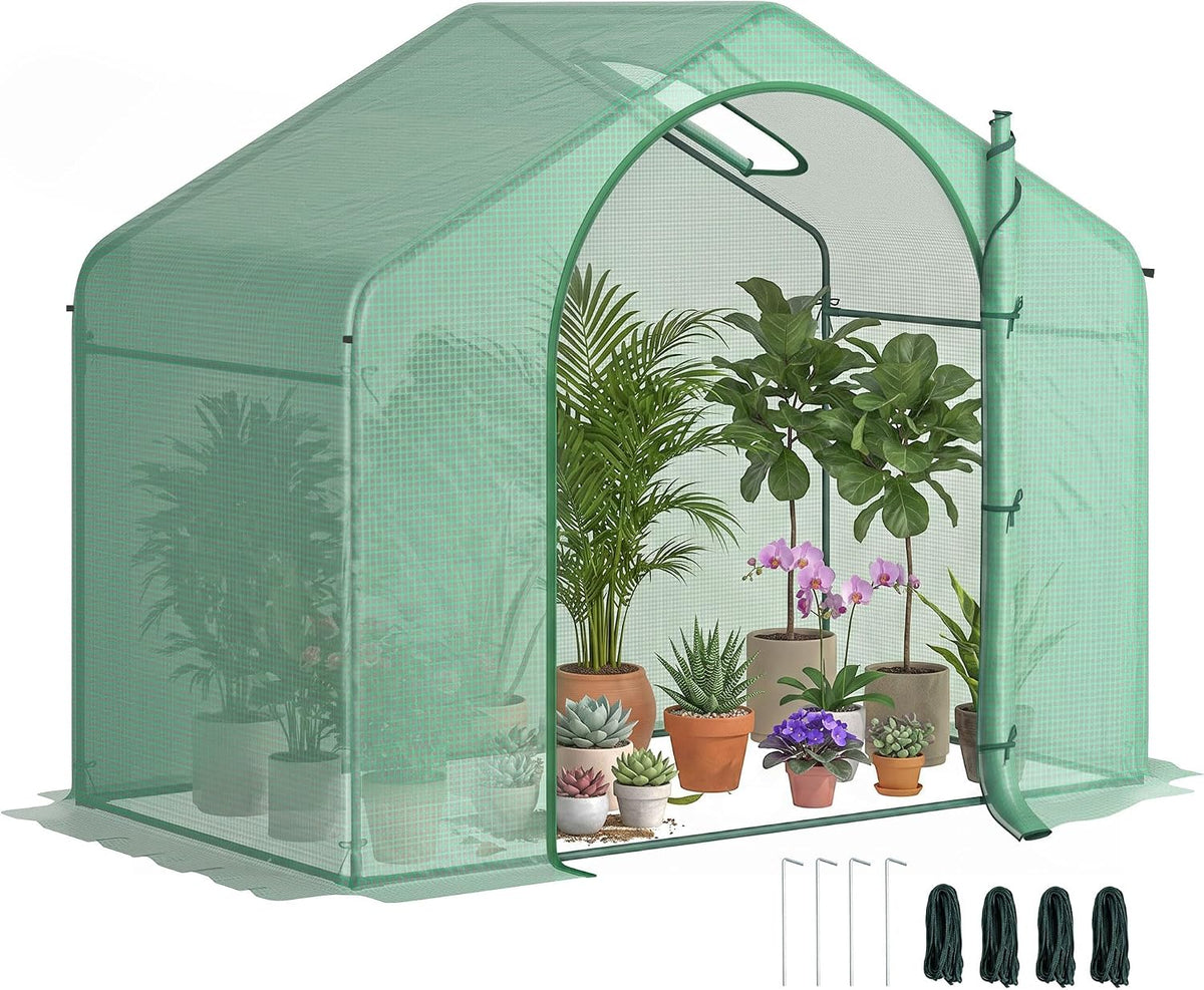 outsunny 6' x 3' x 5' portable walk-in, main product view