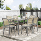 tlsunny patio 30"x 55" rectangular glass table with, package contents