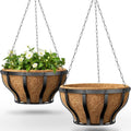voxor metal hanging baskets for plants, heavy duty, main product view