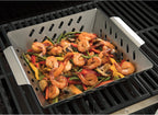 Cuisinart CGWM-019 Stainless Steel BBQ Wok - Grilling Basket with Built-in Handles