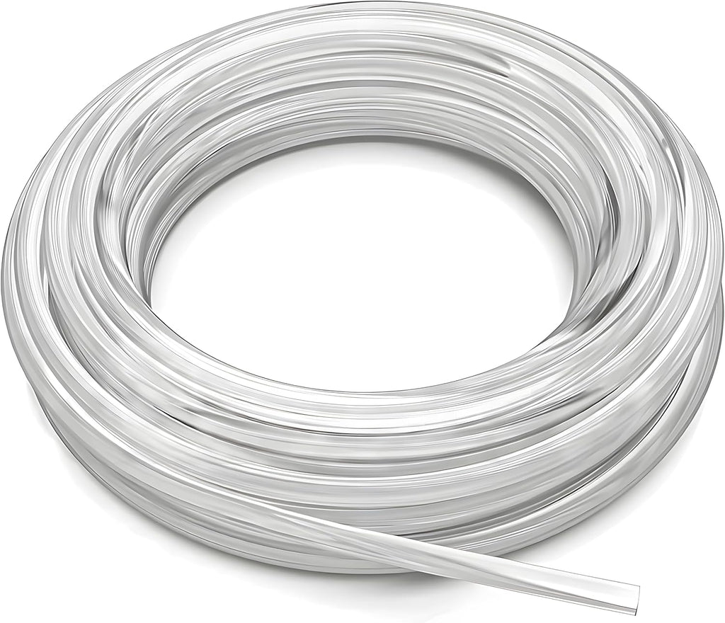 1/4'' Vinyl Sling Chair Spline Solid Awning Cord Replacement for Patio Fabric Chaise Lounge Outdoor Sling Chair Lawn Garden Pool Furniture Repair (25 Ft)