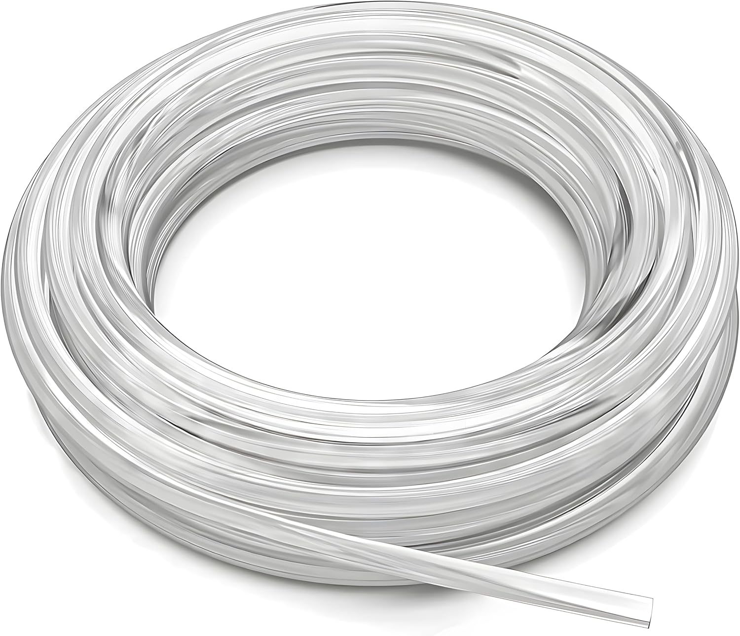1/4'' Vinyl Sling Chair Spline Solid Awning Cord Replacement for Patio Fabric Chaise Lounge Outdoor Sling Chair Lawn Garden Pool Furniture Repair (25 Ft)