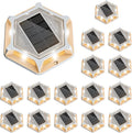 volisun solar driveway lights dock outdoor deck marker, main product view