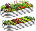 metal raised garden bed, 4x2x1ft galvanized planter box, main product view