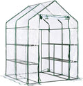garden elements plastic indoor/outdoor standing greenhouse, unvented, clear, main product view