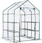 garden elements plastic indoor/outdoor standing greenhouse, unvented, clear, main product view