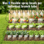 100FT Drip Irrigation Kit, Adjustable Sprinklers for Raised Garden Beds | For Home Gardeners, Ideal for Flower Beds, Vegetable Gardens, Greenhouses & Patio Plants, Expandable Design & Timer Ready