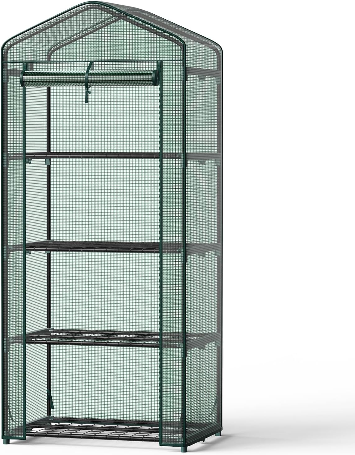 sweetcrispy 27"x19"x63" mini greenhouse, with zipper door durable, main product view