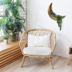 Moon Wall Planter - Hanging Moon Decor Perfect for Boho, Hippie, and Witchy Gifts for Women - Wall Planters for Indoor Plants and Outdoor Plants