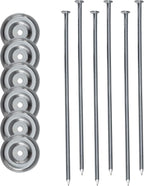 RecPro RV Rug Stakes | Outdoor Furniture | 6 Pack