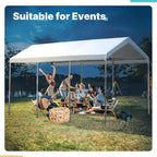 carport replacement canopy cover for car tent top, package contents
