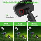 nipify 6 Pack Solar Lights Outdoor Waterproof, Motion Sensor Spot Lights 3 Modes Solar Powered Spotlights 2-in-1 Auto On/Off Landscape Lighting for Outside Yard Wall Garden, Cool White