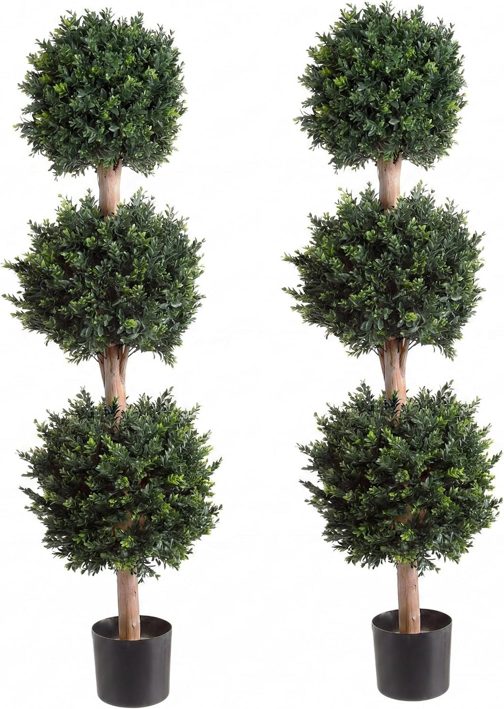 pure garden set of 2 artificial trees, main product view