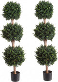 pure garden set of 2 artificial trees, main product view