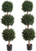pure garden set of 2 artificial trees, main product view