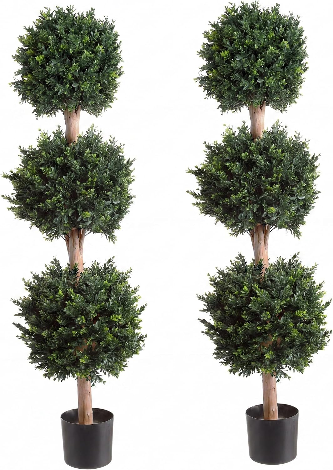 pure garden set of 2 artificial trees, main product view
