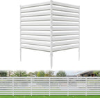 besfur 42" h x 38" w metal privacy, main product view