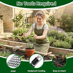4 Pack 32'' Indoor Plant Trellis for Potted Plants Climbing Outdoor Metal Garden Trellis Houseplants Flowers Vine Ivy,Fan Shape, Black