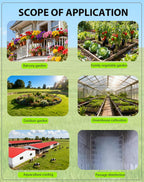 360° adjustable drip irrigation sprinkler kit – garden, front angle view