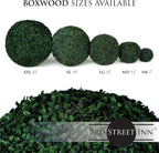 artificial boxwood topiary balls for outdoor decor, package contents