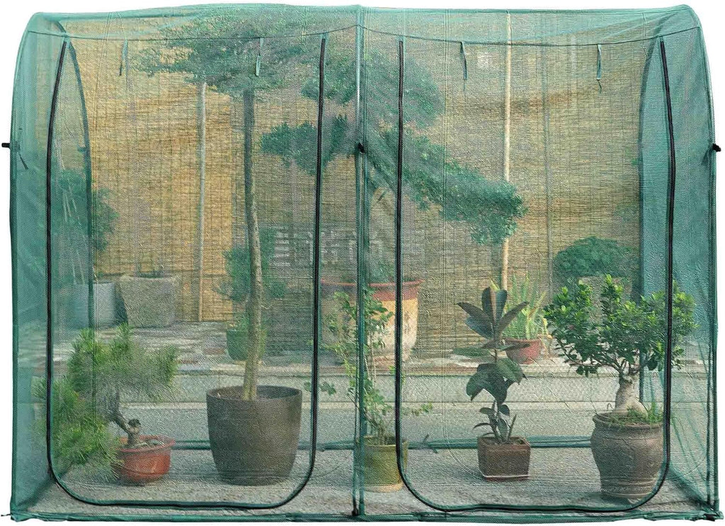 poray large tunnel 8.2'x4' plant netting cover, 6ft, main product view
