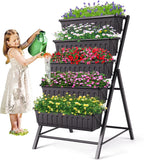 sejov 4ft vertical raised garden bed, 5 tiers, main product view