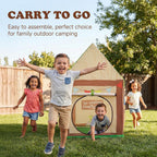 swehouse play tent indoor clubhouse boy girl playhouse, side view