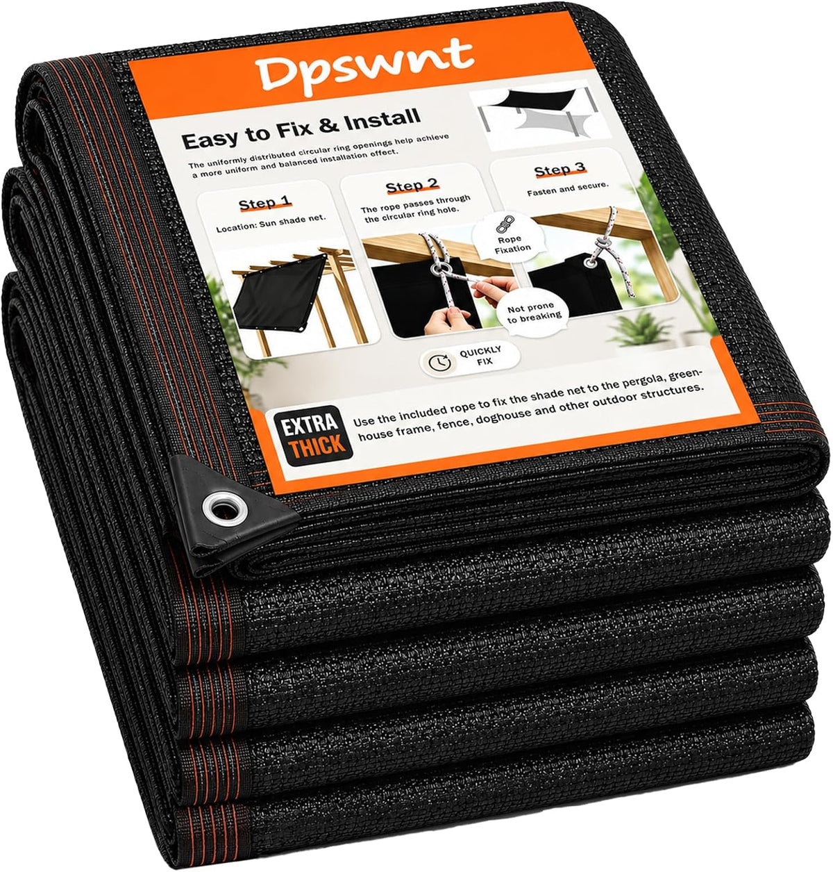 shade cloth for garden, 90% shade tarp with, main product view
