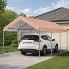 aoxun 10x20 ft heavy duty carport, adjustable height, main product view