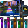 Govee Outdoor Pathway Lights 2 Lite, 8 Pack, 190 Lumens, IP67 Waterproof | 16 Million Colors, 60+ Scene Modes, for Path, Landscape Lighting, Outdoor, Compatible with Alexa, Google Assistant, Matter