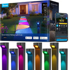 Govee Outdoor Pathway Lights 2 Lite, 8 Pack, 190 Lumens, IP67 Waterproof | 16 Million Colors, 60+ Scene Modes, for Path, Landscape Lighting, Outdoor, Compatible with Alexa, Google Assistant, Matter