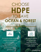 GREENVINES 7-Piece Outdoor Dining Set | HDPE | Patio Table and Chairs Sets for 6 | Patio Furniture | All Weather | Umbrella Hole | Grey | for Backyard Poolside Garden