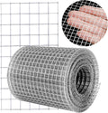 Hardware Cloth 1/4 in Galvanized Wire Mesh Roll (23 GA) Chicken Wire Fence Roll for Chicken Pen/coop Fences, Screen mesh, Rabbit/Snake Fences, Poultry enclosures, Handicraft Ma 4in×10ft